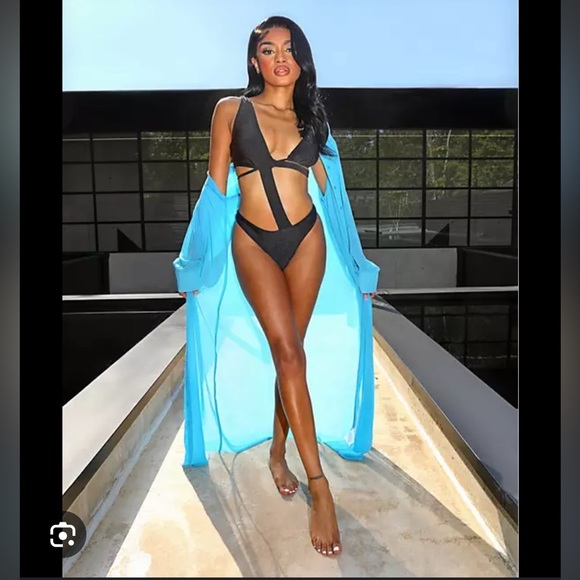 Strappy Monokini One Piece Swimsuit (ASOS Public Desire) NEW WITH TAGS - US 6 - Picture 4 of 6